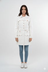 DL GIRLS LONG DENIM COAT - Smgarment's